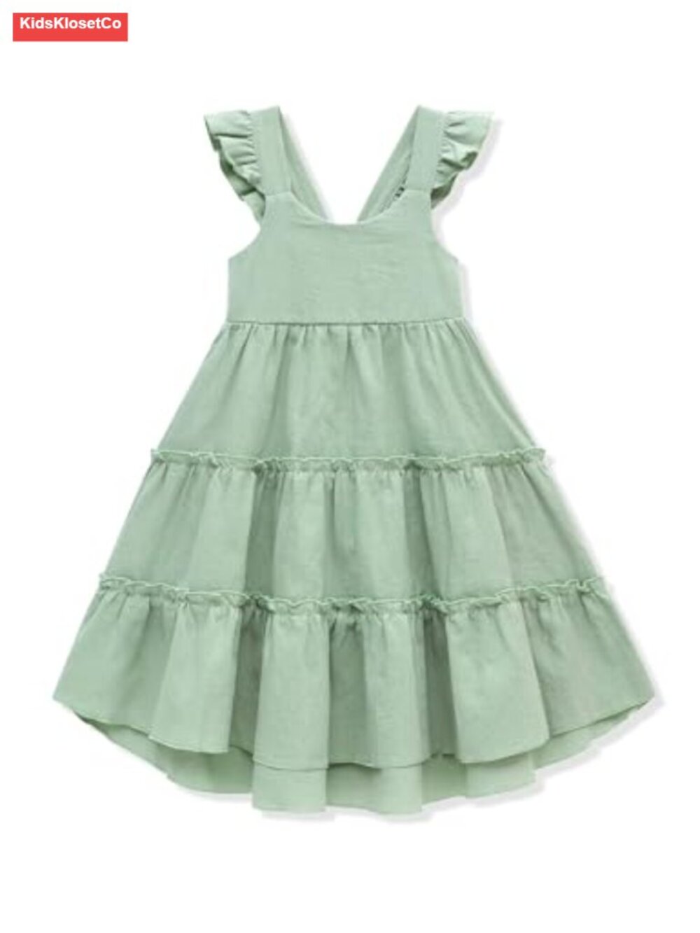 Sleeveless Backless Ruffle Dress Casual Beach Dress